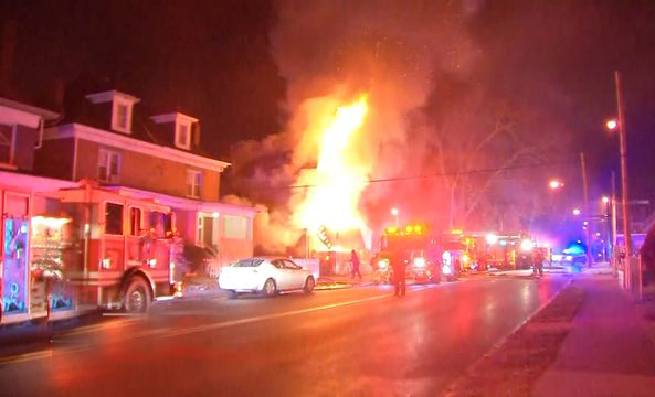 Ceiling fan malfunction sparks house fire in Danville, VA