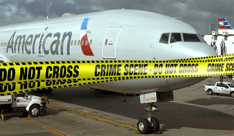 Explosive scare on American Airlines flying from Philadelphia to Boston
